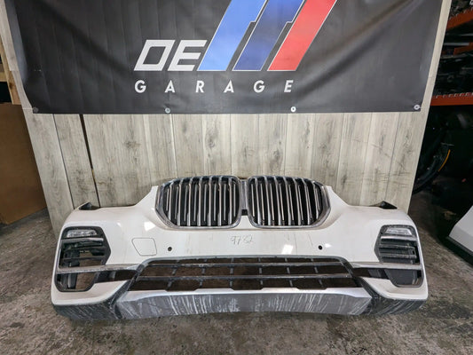 19-23 OEM BMW G05 X5 Front Bumper Cover w/ Griiles & Lower Lights White 300