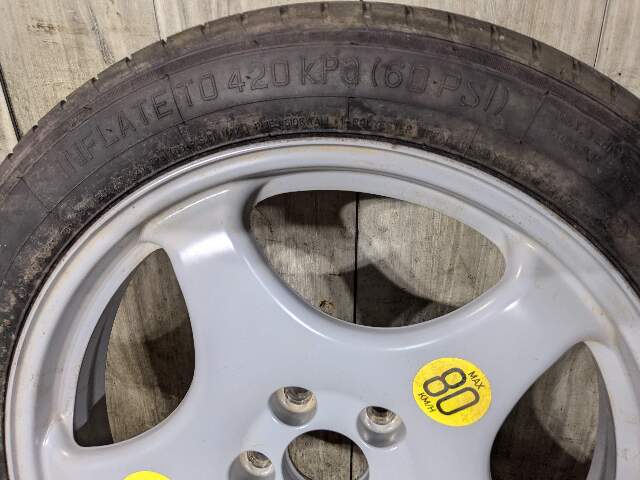 OEM BMW G01 G02 G12 G30 530 540 M550 X3 X4 Spare Tire Wheel Rim Donut 18x4 ET-1