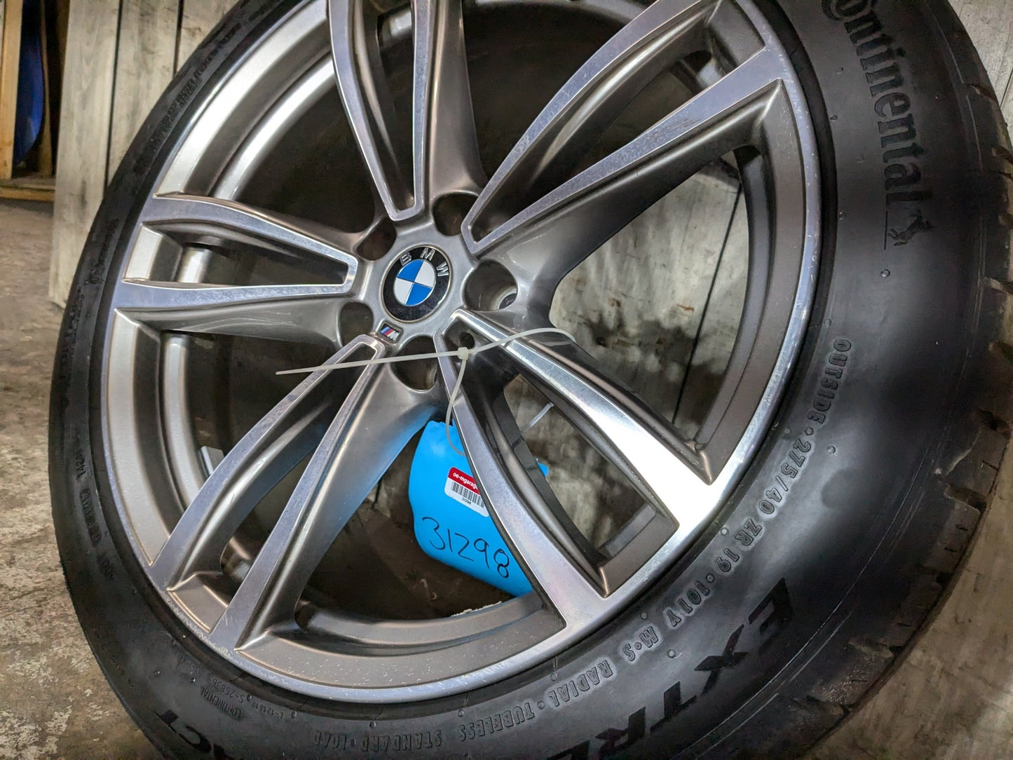 *OEM BMW G11 G12 740 750 Wheel Rim 19x9.5" ET:39 Style M Double Spoke 647M