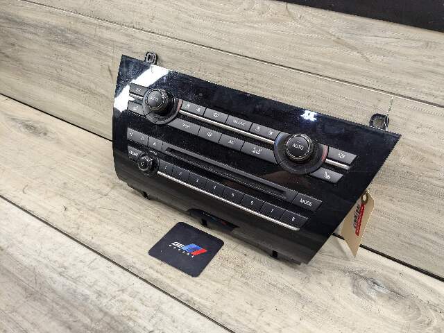 OEM BMW F15 F85 F16 AC Heater Control Panel Radio Media Switch Heated CERAMIC
