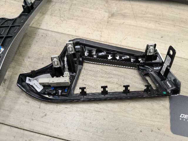17-20 OEM BMW G30 Central Console Dash Panel Chrome Aluminum Interior Trim SET 4