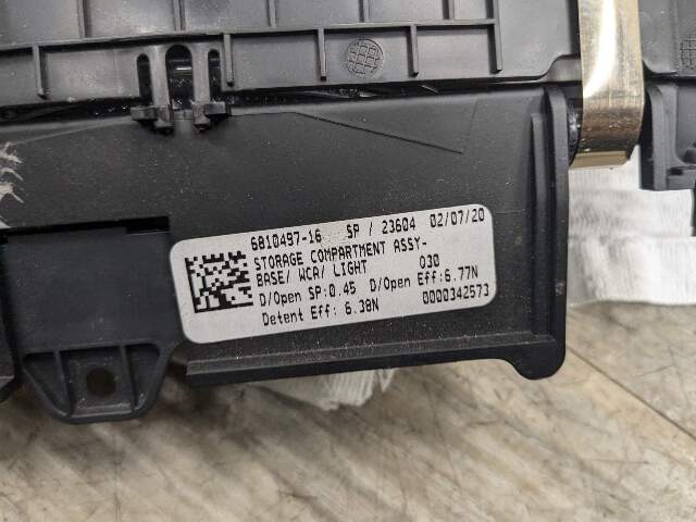 19-24 OEM BMW G05 G06 G07 X5 X6 X7 Center Console Storage Compartment Assembly