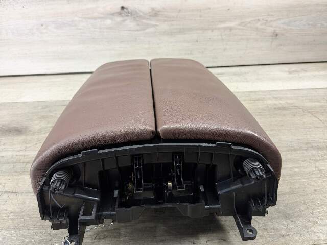 WEAR* OEM BMW G05 X5 Center Console Storage Compartment Armrest Leather Coffee