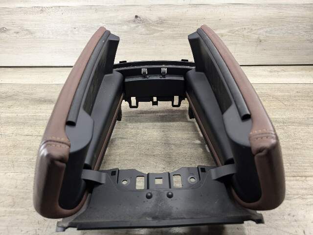 WEAR* OEM BMW G05 X5 Center Console Storage Compartment Armrest Leather Coffee