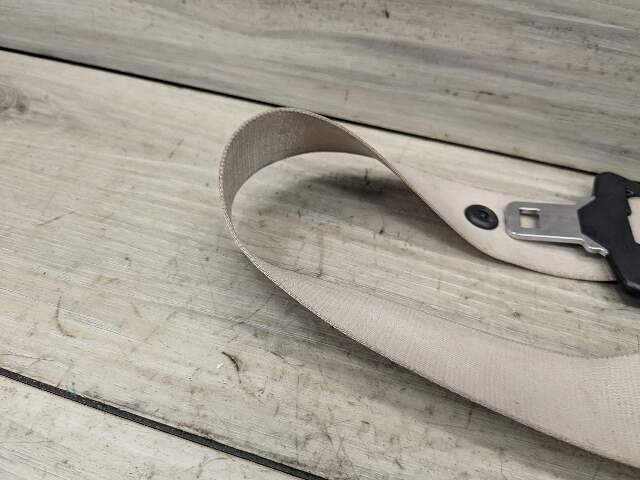 14-18 OEM BMW F15 X5 Rear Right Passenger Seatbelt Seat Belt Retractor Beige
