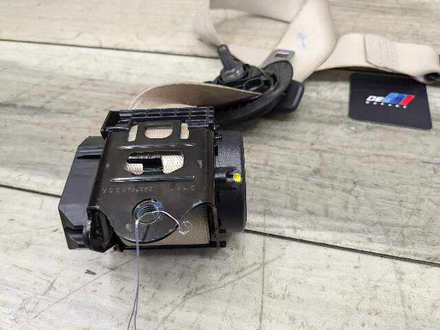 14-18 OEM BMW F15 X5 Rear Left Driver Side Seatbelt Seat Belt Retractor Beige