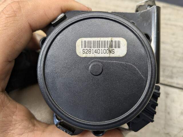 14-18 OEM BMW F15 X5 Rear Left Driver Side Seatbelt Seat Belt Retractor Beige