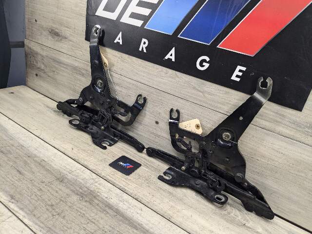 14-19 OEM BMW F15 F16 X5 X6 Left Right Hood Hinge Support Bracket Brace PAIR