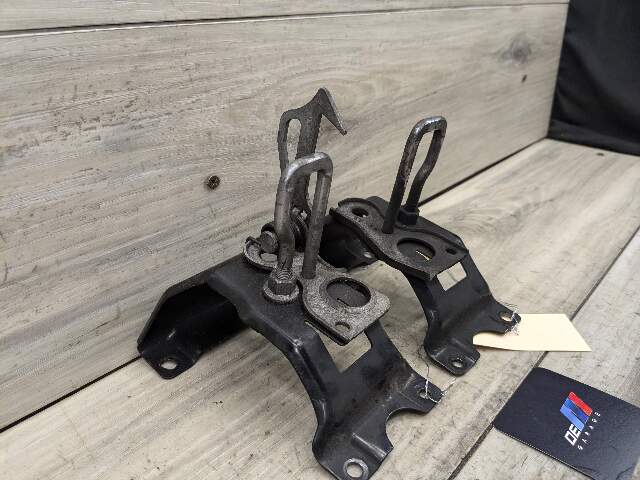14-19 OEM BMW F15 F85 X5 F16 F86 X6 Hood Hardware Safety Latch Hook SET
