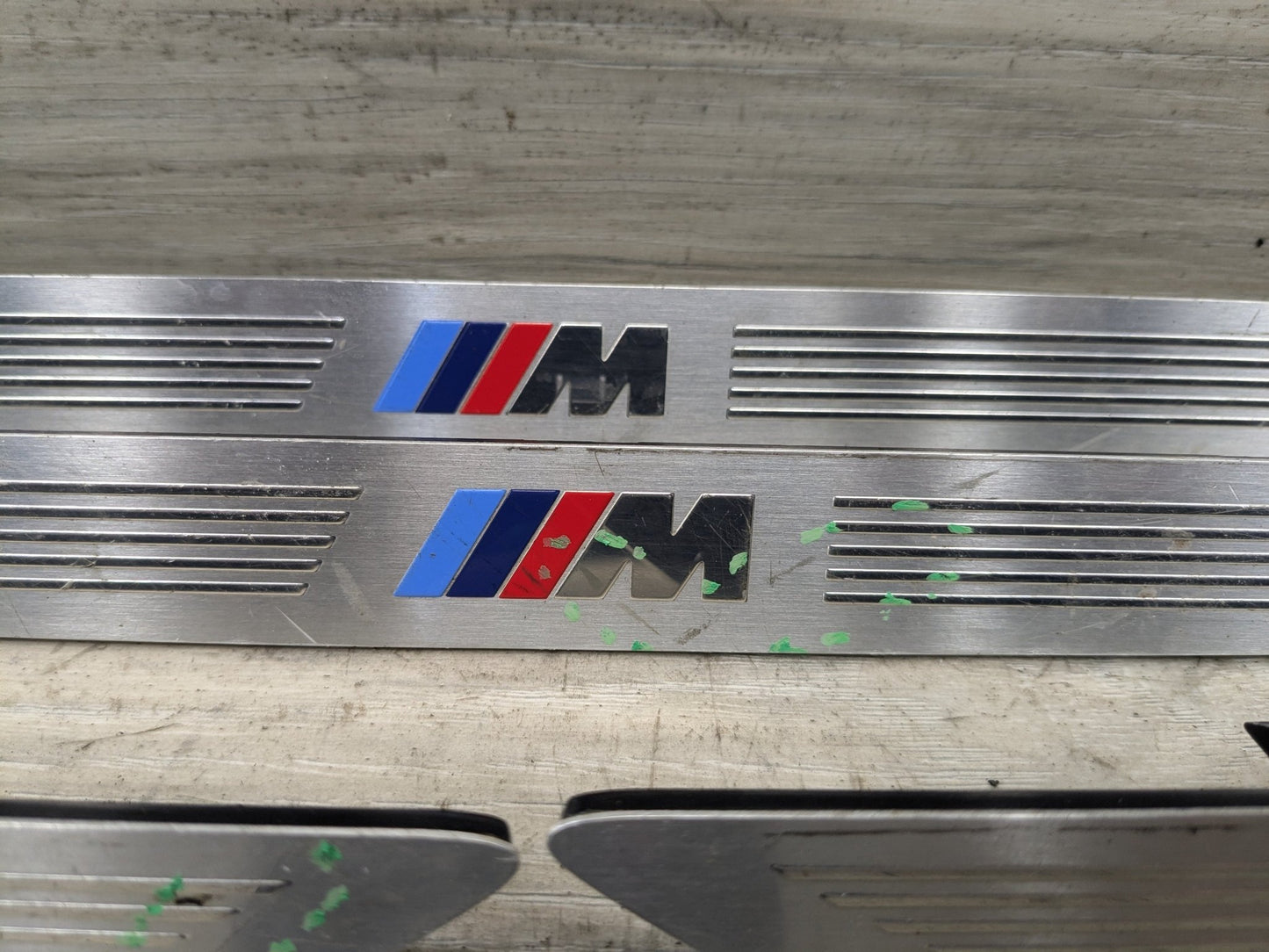 *NOTE* OEM BMW F15 X5 M SPORT Front Rear Door Sill Cover Trim Sill Kick Plates