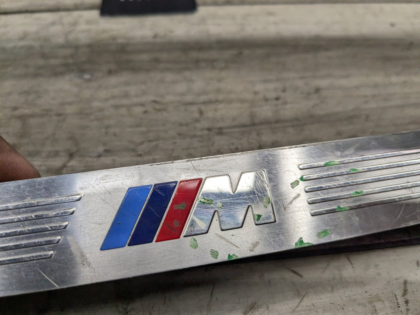 *NOTE* OEM BMW F15 X5 M SPORT Front Rear Door Sill Cover Trim Sill Kick Plates