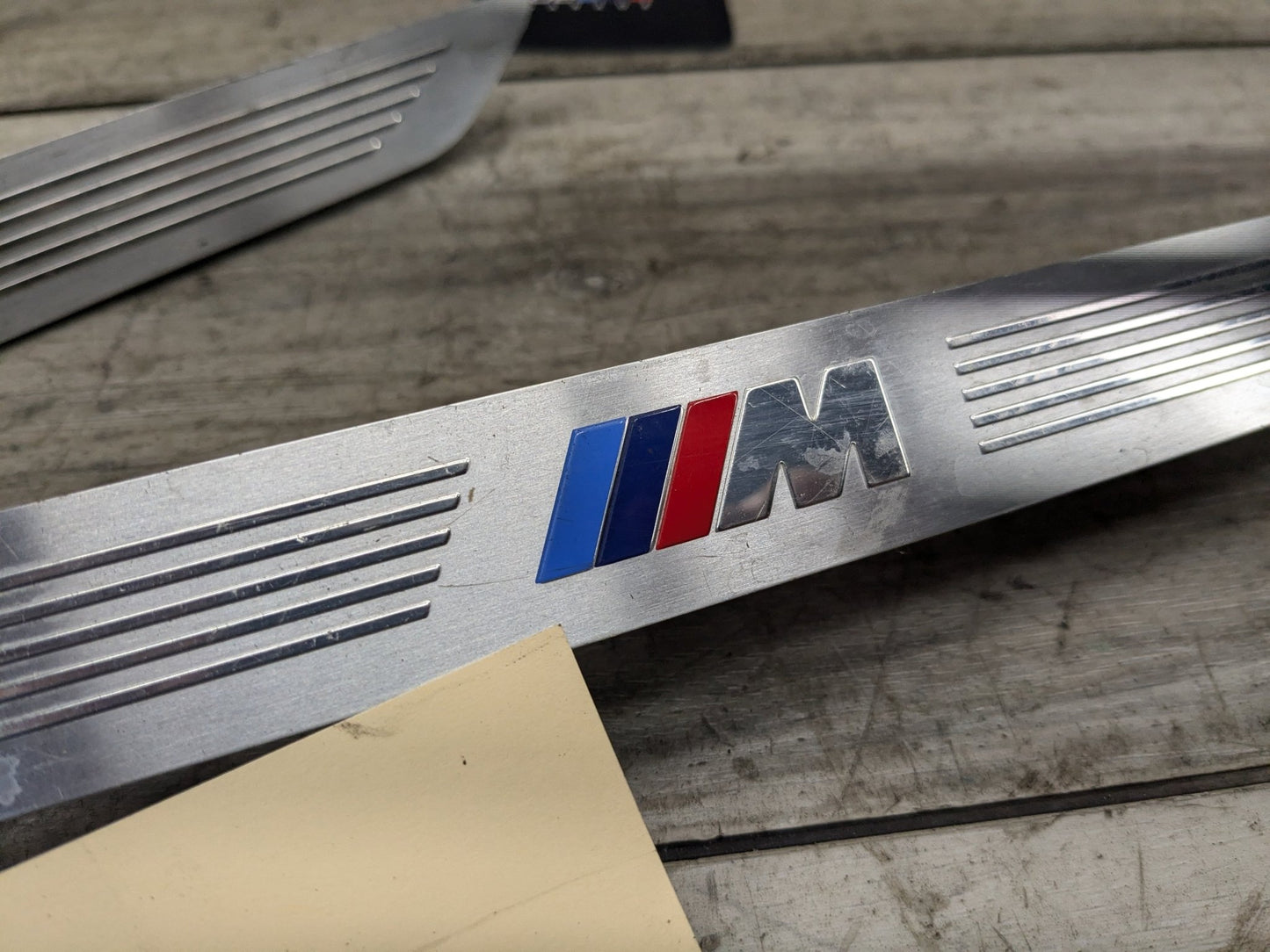 *NOTE* OEM BMW F15 X5 M SPORT Front Rear Door Sill Cover Trim Sill Kick Plates