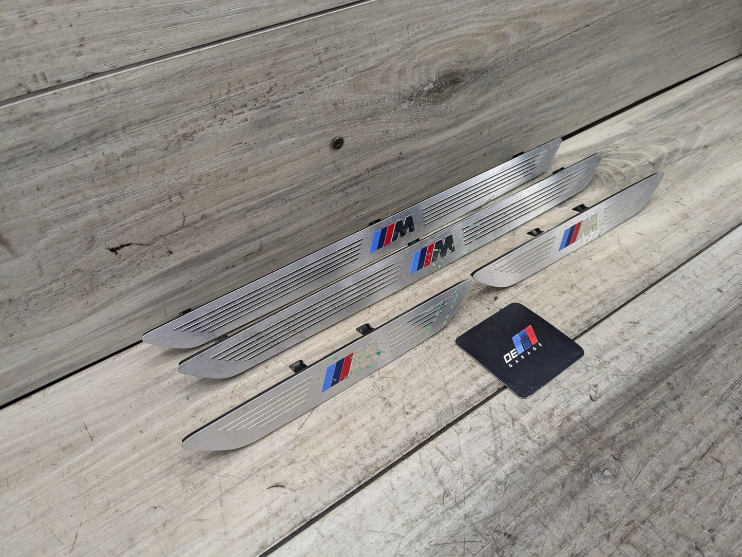 *NOTE* OEM BMW F15 X5 M SPORT Front Rear Door Sill Cover Trim Sill Kick Plates