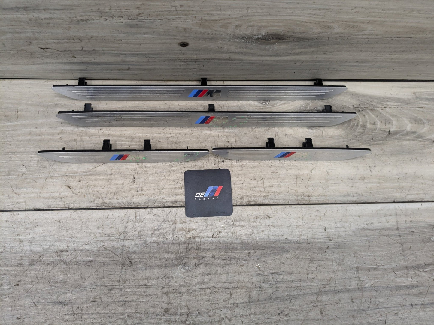 *NOTE* OEM BMW F15 X5 M SPORT Front Rear Door Sill Cover Trim Sill Kick Plates