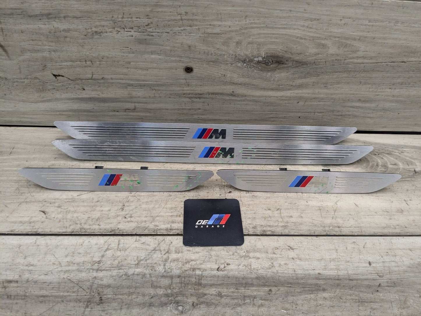 *NOTE* OEM BMW F15 X5 M SPORT Front Rear Door Sill Cover Trim Sill Kick Plates