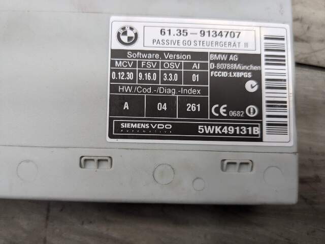 07-14 OEM BMW E70 E71 E72 X5 X6 Passive Go Keyless Control Module Unit