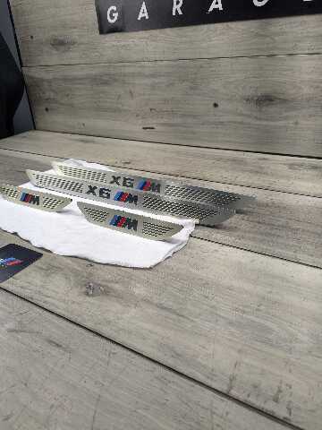 OEM BMW F16 F86 X6 X6M Front Rear Left Right Door Cover Trim Sill Kick Plate SET