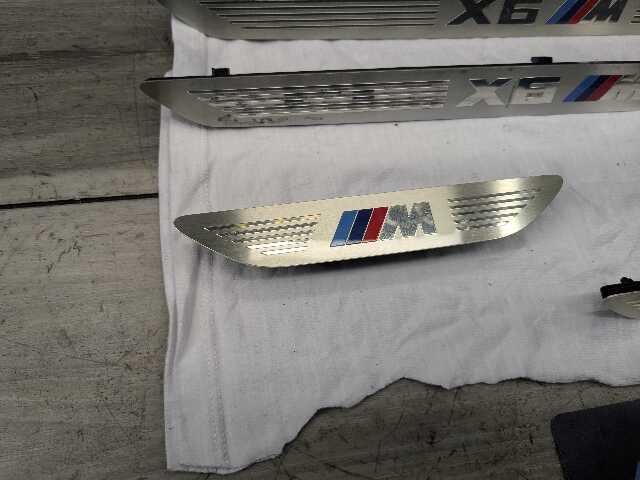 OEM BMW F16 F86 X6 X6M Front Rear Left Right Door Cover Trim Sill Kick Plate SET