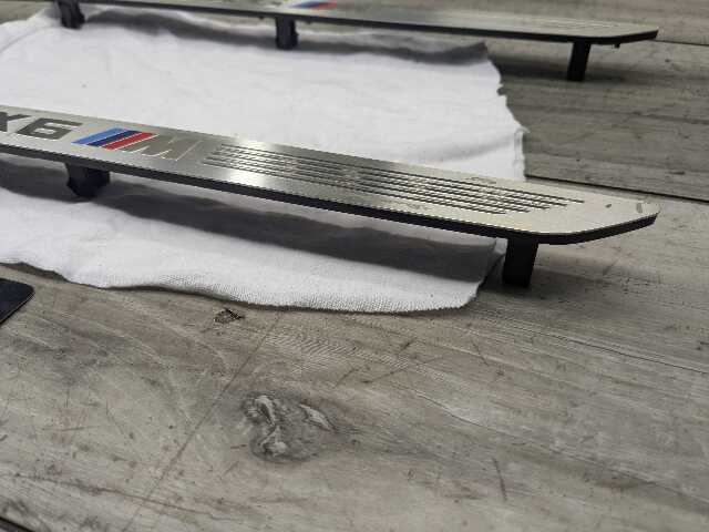 OEM BMW F16 F86 X6 X6M Front Rear Left Right Door Cover Trim Sill Kick Plate SET