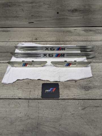 OEM BMW F16 F86 X6 X6M Front Rear Left Right Door Cover Trim Sill Kick Plate SET