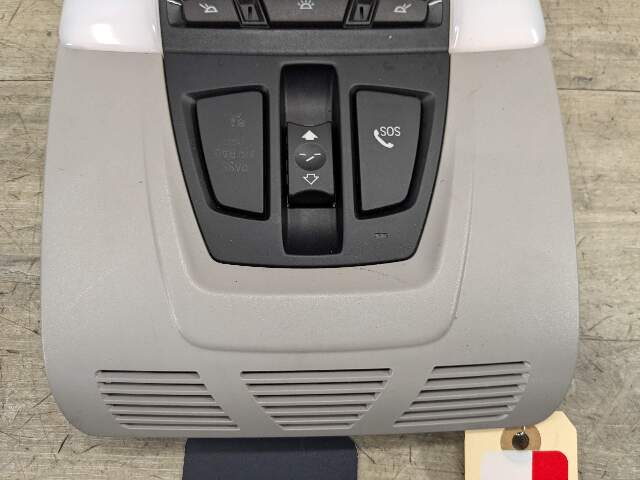 14-19 OEM BMW F15 F16 X5 X6 Light SOS Switch Unit Control Headliner Roof Module