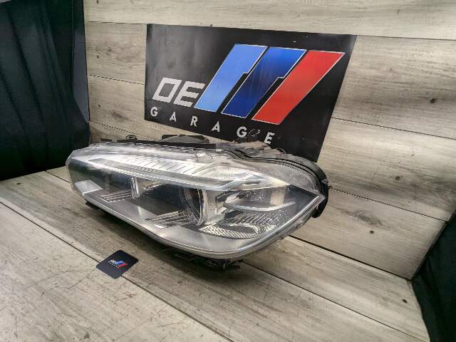 *14-19 OEM BMW F15 F16 F85 F86 X5 X6 Left Driver Side XENON Headlight + Modules