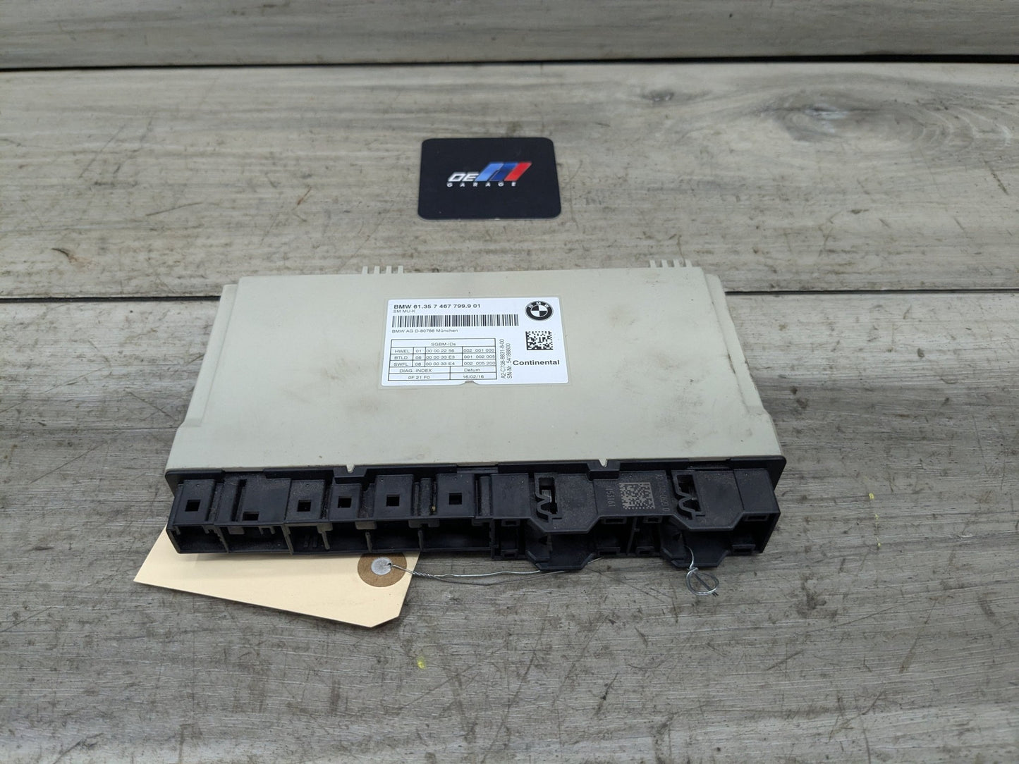 16-19 OEM BMW G12 G11 740 750 Seat Control Memory Module