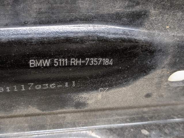 16-24 OEM BMW G12 G30 F90 M5 Right Bumper Radiator Support Crash Reinforcement