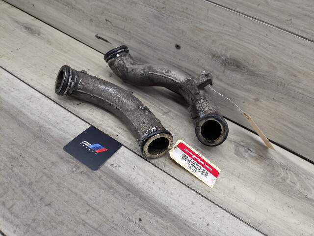 09-13 OEM BMW E70 X5 Diesel Engine M57Y Turbocharger Turbo Tube Pipe Unit PAIR