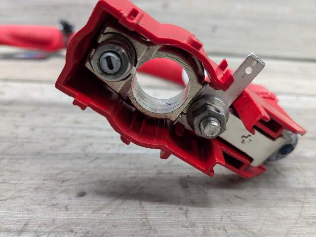 18-24 OEM BMW G01 G02 F98 X3 X4 Battery Plus Pole Terminal Positive Red Cable