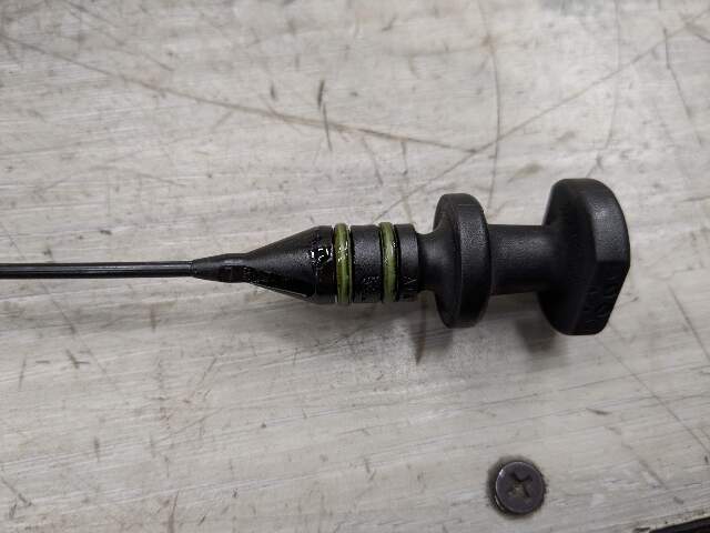 09-13 OEM BMW E70 X5 Diesel Engine M57Y Oil Dipstick w Guide Tube Pipe Line Hose