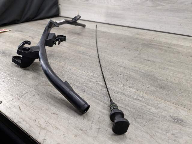 09-13 OEM BMW E70 X5 Diesel Engine M57Y Oil Dipstick w Guide Tube Pipe Line Hose