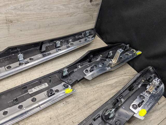 09-12 OEM BMW F02 750 Center Console Dash Door Trims Wood SET
