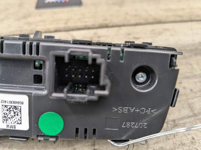 18-24 OEM BMW G01 G02 F97 F98 X3 X4 AC Rear Heater Climate Control Switch Panel