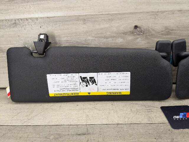 14-20 OEM BMW F22 228 230 M235 M2 Interior Sun Visor Leather Black Pair SET