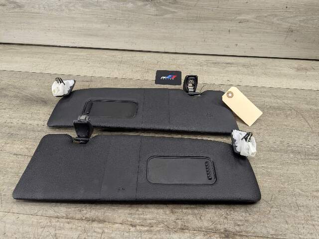 14-20 OEM BMW F22 228 230 M235 M2 Interior Sun Visor Leather Black Pair SET
