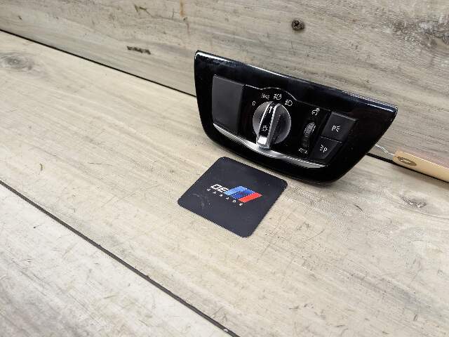 17-23 OEM BMW F90 M5 G30 G32 Headlight Switch Control Panel Light Module BLACK