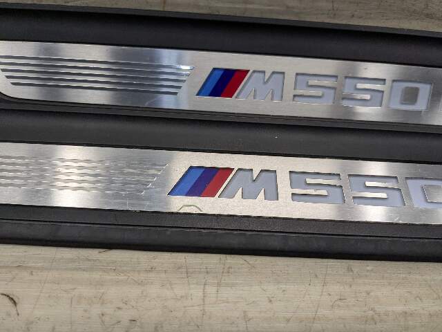 *17-20 OEM BMW G30 M550 Front Rear Left Right Light Door Sill Plate Molding Trim
