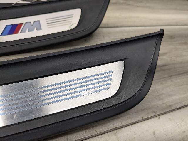 *17-20 OEM BMW G30 M550 Front Rear Left Right Light Door Sill Plate Molding Trim