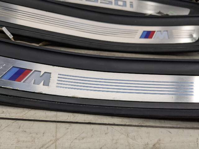 *17-20 OEM BMW G30 M550 Front Rear Left Right Light Door Sill Plate Molding Trim