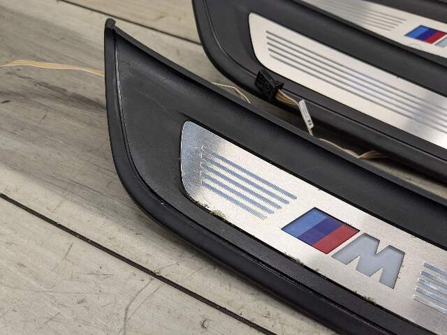 *17-20 OEM BMW G30 M550 Front Rear Left Right Light Door Sill Plate Molding Trim
