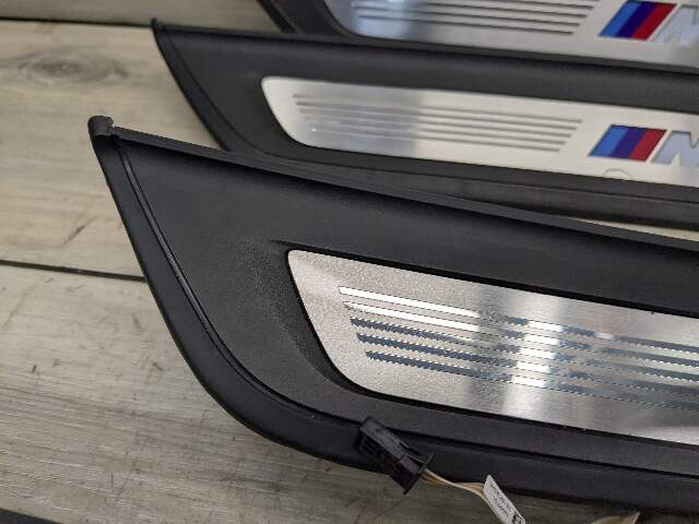 *17-20 OEM BMW G30 M550 Front Rear Left Right Light Door Sill Plate Molding Trim