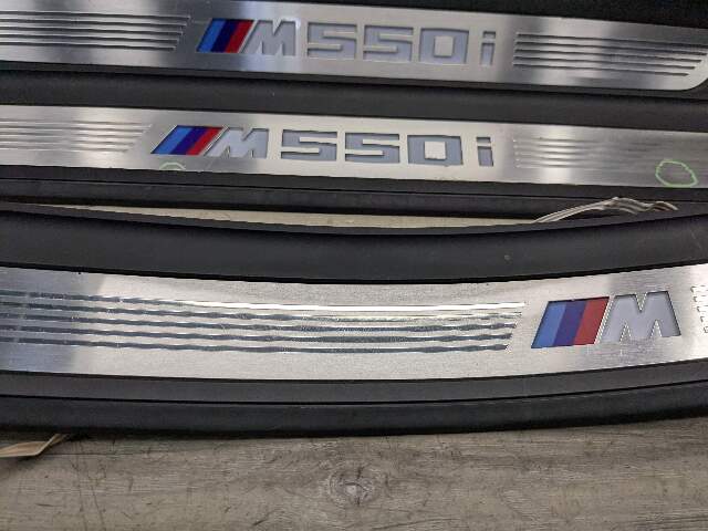 *17-20 OEM BMW G30 M550 Front Rear Left Right Light Door Sill Plate Molding Trim