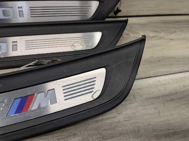 *17-20 OEM BMW G30 M550 Front Rear Left Right Light Door Sill Plate Molding Trim