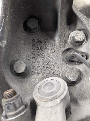 06-13 OEM BMW E90 E92 E93 Front Left Driver SIde Knuckle Control Arms Rotor 58k
