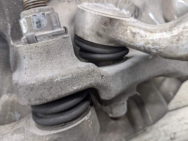 06-13 OEM BMW E90 E92 E93 Front Left Driver SIde Knuckle Control Arms Rotor 58k