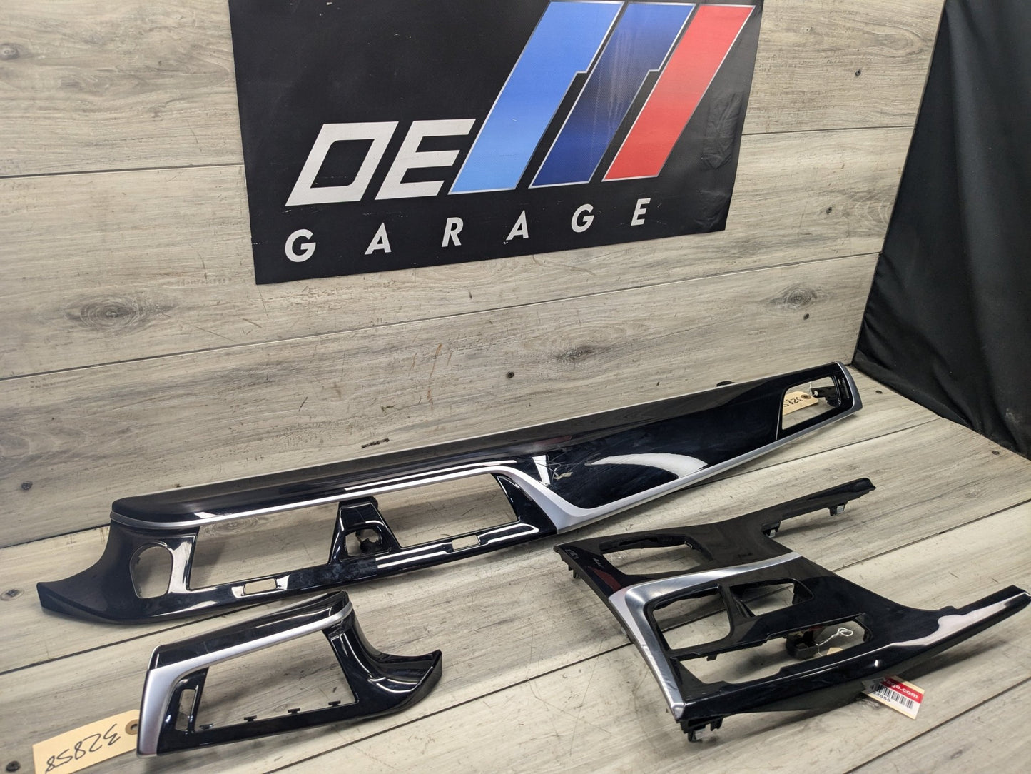 17-23 OEM BMW F90 G30 G32 530 540 M550 M5 Dash Center Console Trim Black SET
