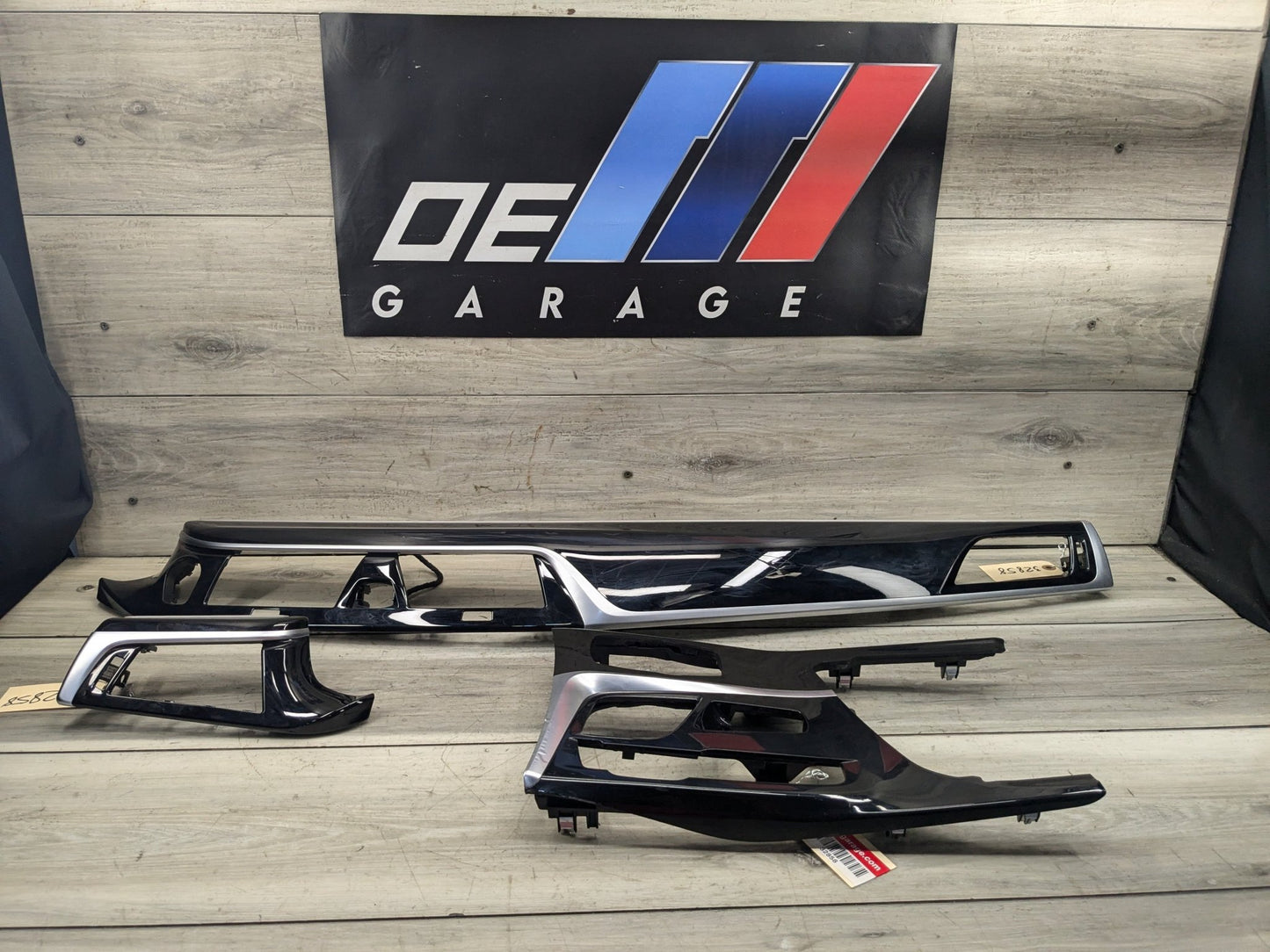 17-23 OEM BMW F90 G30 G32 530 540 M550 M5 Dash Center Console Trim Black SET