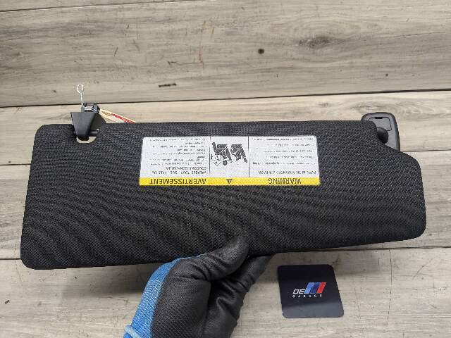 18-24 OEM BMW G01 G02 F97 F98 X3 X4 X3M Right Passenger Side Sun Visor Black