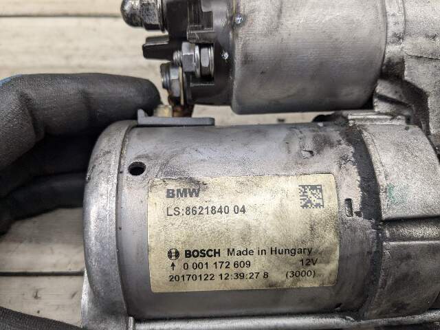 14-19 OEM BMW F22 F23 F30 F32 F33 G01 G12 G30 B58 Engine Starter Motor Bosch